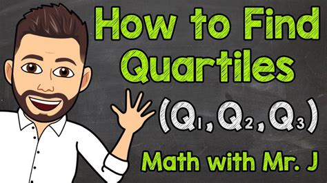 Quartiles Lower Quartile Median And Upper Quartile Math With Mr
