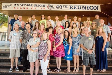 Ramona High Class Of 1979 Celebrates 40th Anniversary Ramona Sentinel