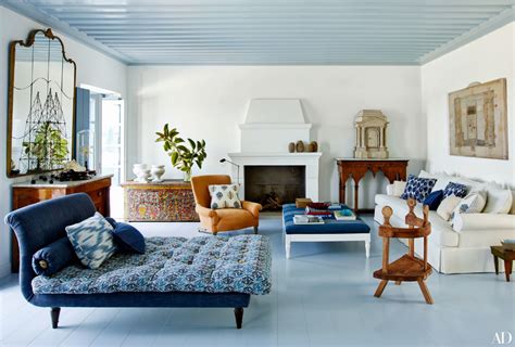 44 Of The Best Living Rooms Of 2016 Architectural Digest Home Blue