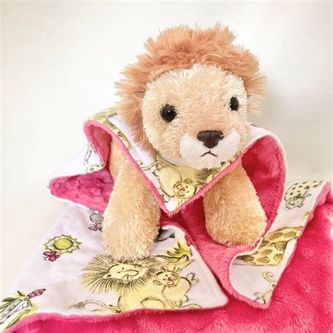 Lion Lovey Lion Security Blanket Lion Baby Lovey Lovey For Etsy