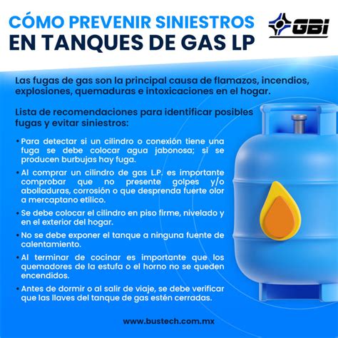 CÓmo Prevenir Siniestros En Tanques De Gas Lp Blog Grupo Bustech Industrial