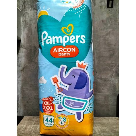 Pampers Aircon Pants Xxl Xxxl 44 Pcs Shopee Philippines