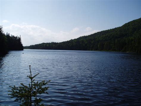 Boundary Pond In Pittsburg Nh Is Literally On The Boundary Of The Us