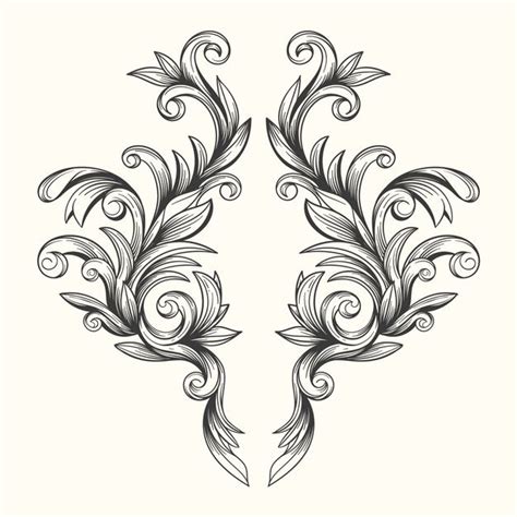 Baroque pattern baroque design pattern art textile prints floral prints textile design floral print background fantastic. Download Realistic Hand Drawn Baroque Style Ornamental ...