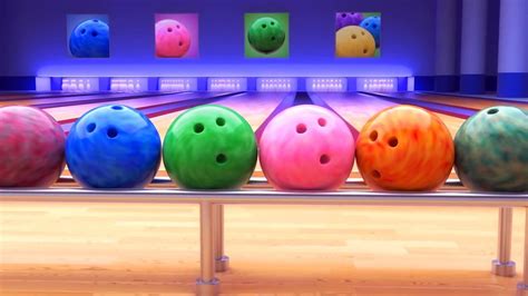 Binkie Tv Learn Colors Numbers Letters With Funny Bowling Balls