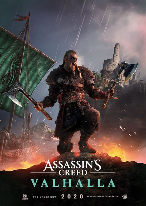 Assassins Creed Valhalla Game Poster Art Print Wall Decor Etsy