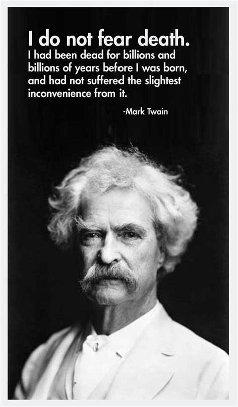 True That We Come From Nothing And We Go To Nothing Mark Twain