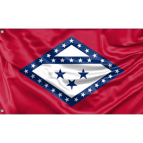Redesigned Arkansas State Flag Unique Design Print High Etsy
