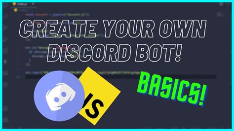 Create Your Own Discord Bot Easy 2021 Youtube