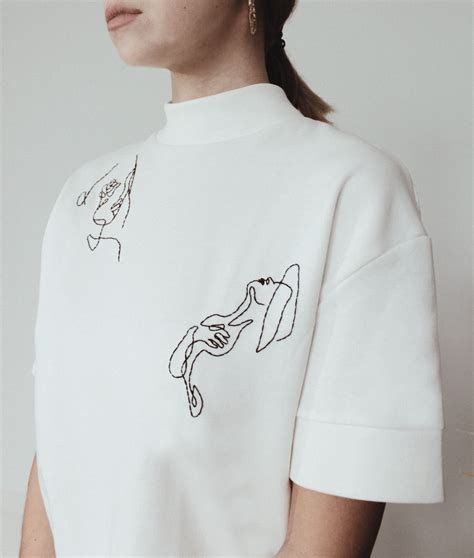 hand embroidery on t shirt embroidered tshirt embroidered clothes embroidery on clothes