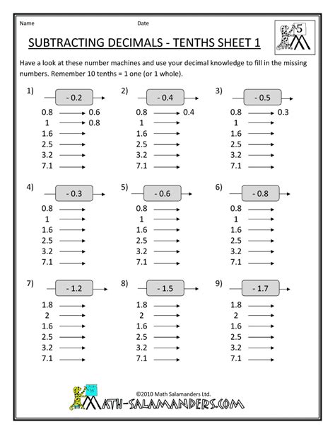Amazing 5th Grade Math Worksheets Fifth Grade Math Worksheets Free