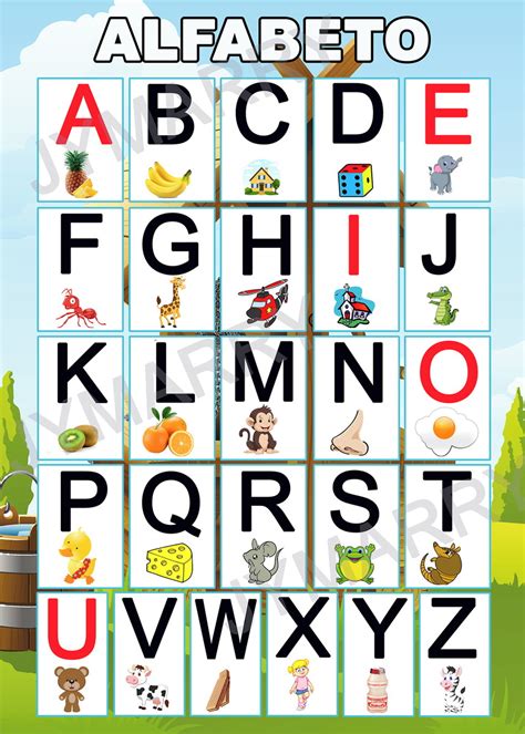 Alfabeto Completo Colorido Para Imprimir Educação Infantil Modisedu