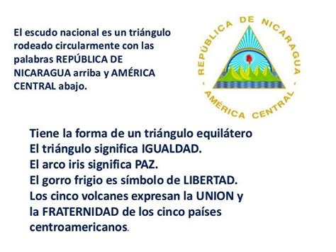 símbolos patrios y nacionales de nicaragua