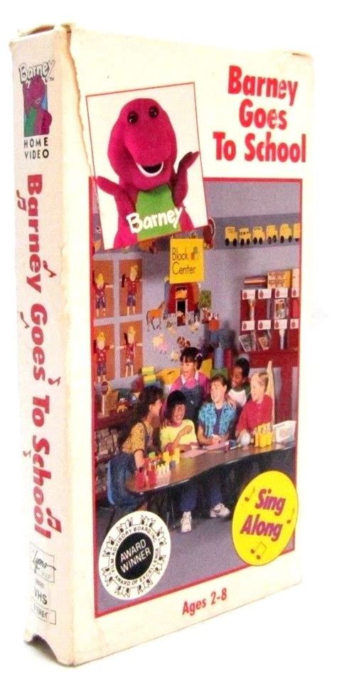Barney Goes To School Childrens Live Action Vhs 1990 Treasure Vault