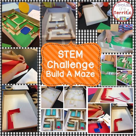 Stem Challenge Activity Marble Maze Easy Prep Stem Challenges