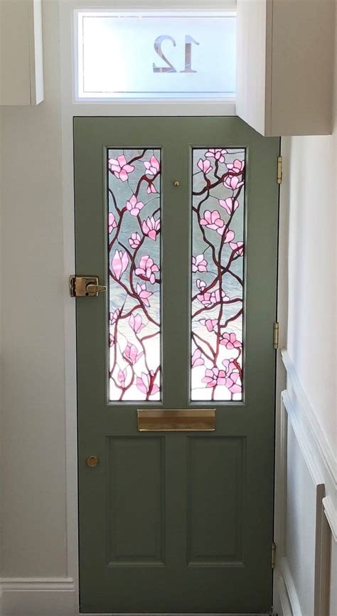 For more information about my numerous. D-13 Stained Glass Door Windows | Stained glass door, Stained glass diy, Glass painting