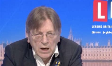 Brexit News Verhofstadt Admits Eus Desperation Over Uk Exit Brexit