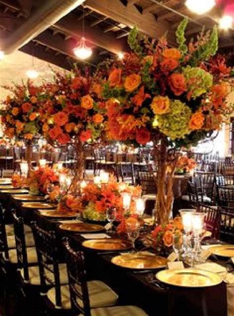 Fall Wedding Centerpieces On A Budget