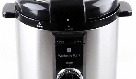 wolfgang puck rice cooker instructions