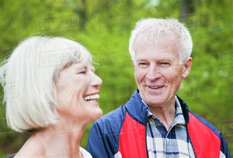 Happy Senior Citizens Stock Photo Dissolve