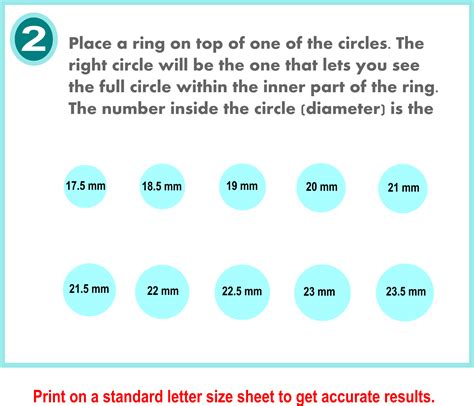 Printable Ring Size Chart For Men And Adjustable Ring Sizer