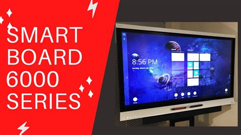 Using The Smart Board 6000 Series Interactive Flat Panel Youtube
