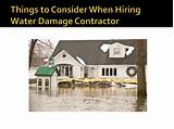 Pictures of Water Damage Contractor
