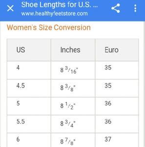 Women's Shoe Size 8 In European