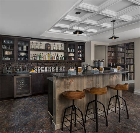 16 Elegant Rustic Home Bar Designs That Will Customize