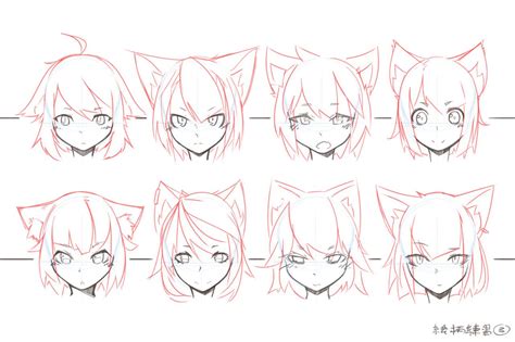 Anime Fox Ears Drawing Akua Notes