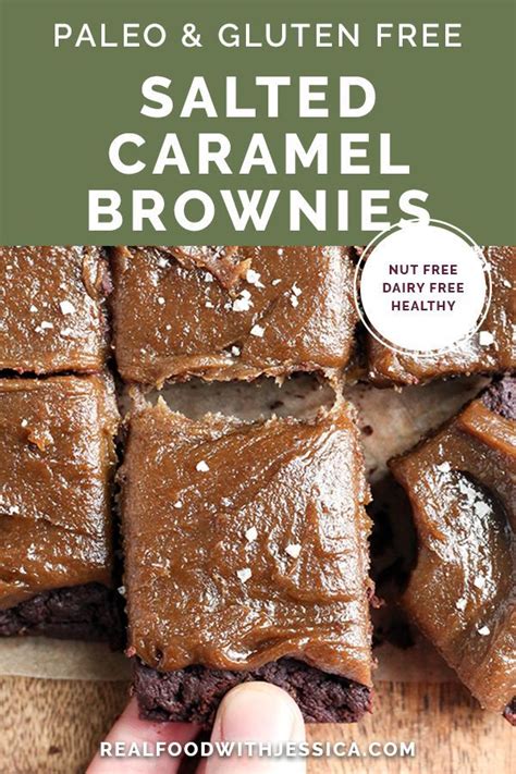 Paleo Salted Caramel Brownies Recipe In 2020 Salted