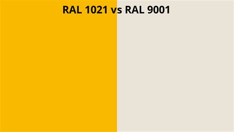 Ral 1021 Vs 9001 Ral Colour Chart Uk