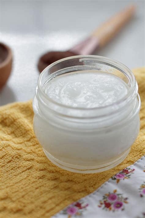 A Homemade Moisturizer Made With Organic Ingredients Such As Coconut