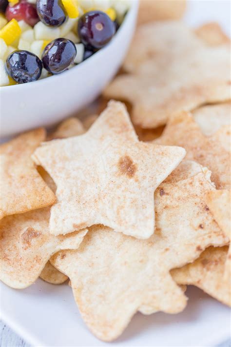 Tossed with a little cinnamon sugar, homemade tortilla chips are a sinfully delicious treat. Cinnamon Sugar Tortilla Chips - Made To Be A Momma
