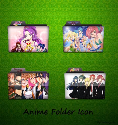 Anime Folder Icon Pack By Sohanjyoti On Deviantart