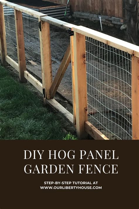 Step By Step Guide To A Diy Garden Fence Garden Fence Panels Diy
