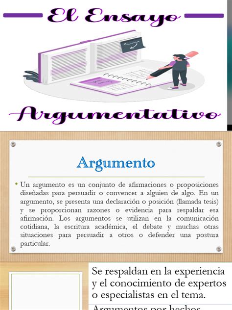 Ensayo Argumentativo Pdf Ensayos Argumento