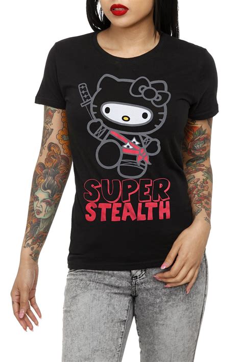 Hello Kitty Black T Shirts Hello Kitty Forever