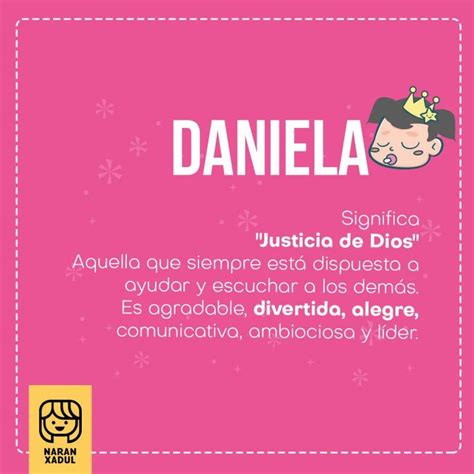 Significado De Daniela Nombres De Ni A Nombres De Ni A Daniela