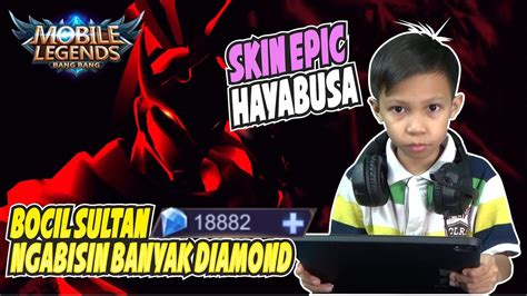 Bocil Sultan Beli Skin Hayabusa Epic Make Duit Orang Tua Wkwk Mobile