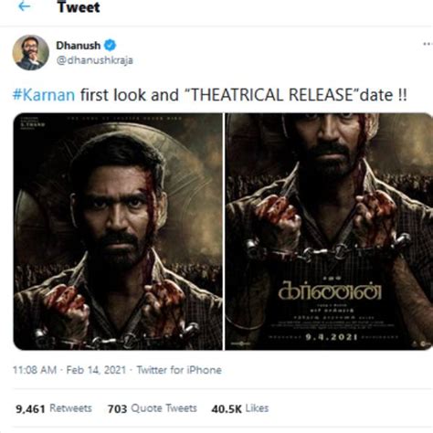 Started by jr.ntr, 4 minutes ago. குரல் அற்றவரின் குரலாக.. கர்ணனின் குரல் உலகமெங்கும் எதிரொலிக்க வருகிறான் #KarnanFirstLook ...