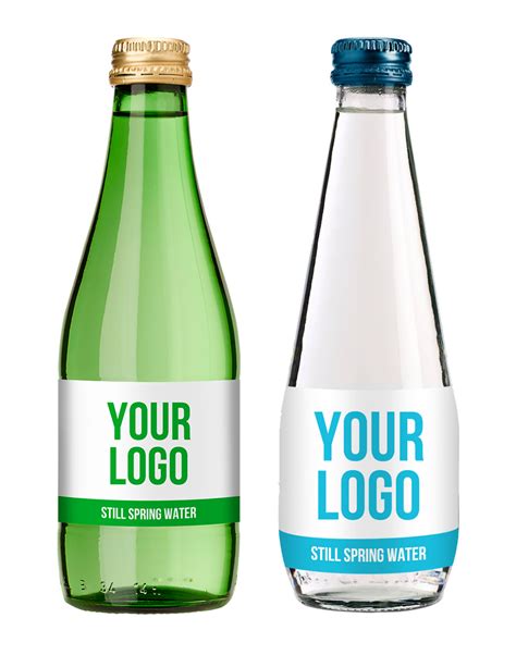 Branded Mineral Still Water Glass Bottle 330 Ml With Full Colour Label 252 Bottles Only € 1