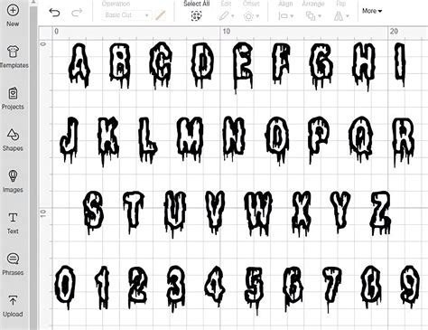 Dripping Alphabet SVG Dripping Font SVG Dripping Letters Etsy Alphabet Dripping Letters