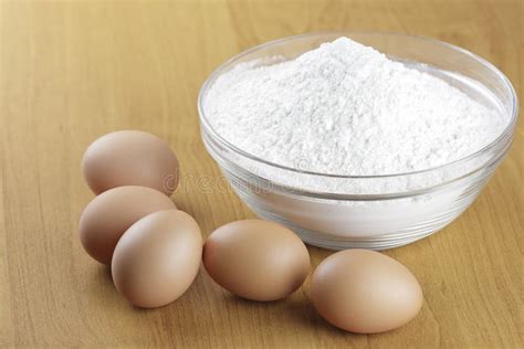 Flour And Eggs Stock Image Image Of Flour Cake Breakfast 9869807