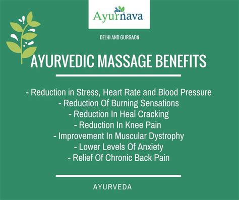Learn The Amazing Benefits Of Ayurvedic Massage Ayurnava Ayurveda