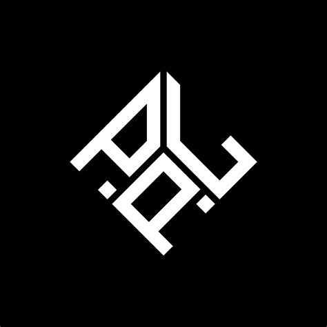 Plp Letter Logo Design On Black Background Plp Creative Initials Letter Logo Concept Plp