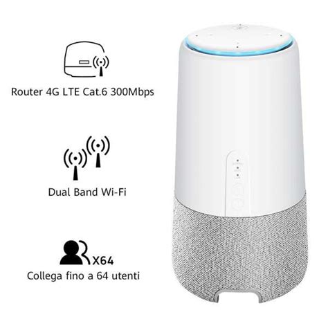 Huawei Ai Cube Speaker E Router Con Voce Alexa