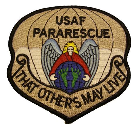 Usaf Air Force Pararescue Pj That Others May Live Patch Afsoc Acc Spec