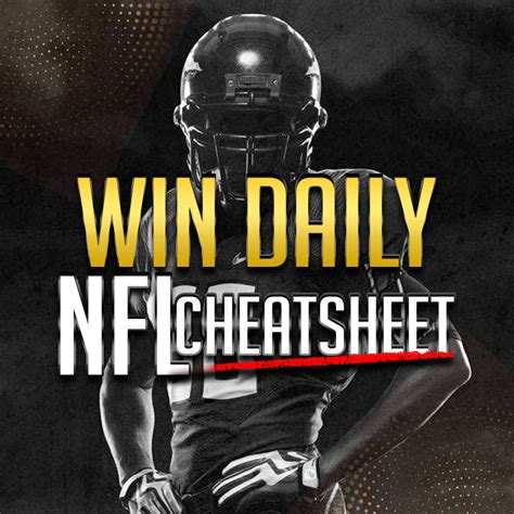 Nfl Week Draftkings Dfs Cheat Sheet Top Picks Bargains Sleepers Hot Sex Picture