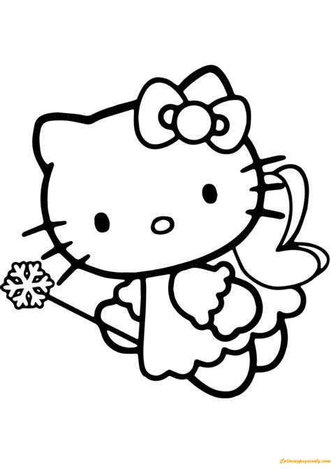 Hello Kitty Cartoon Coloring